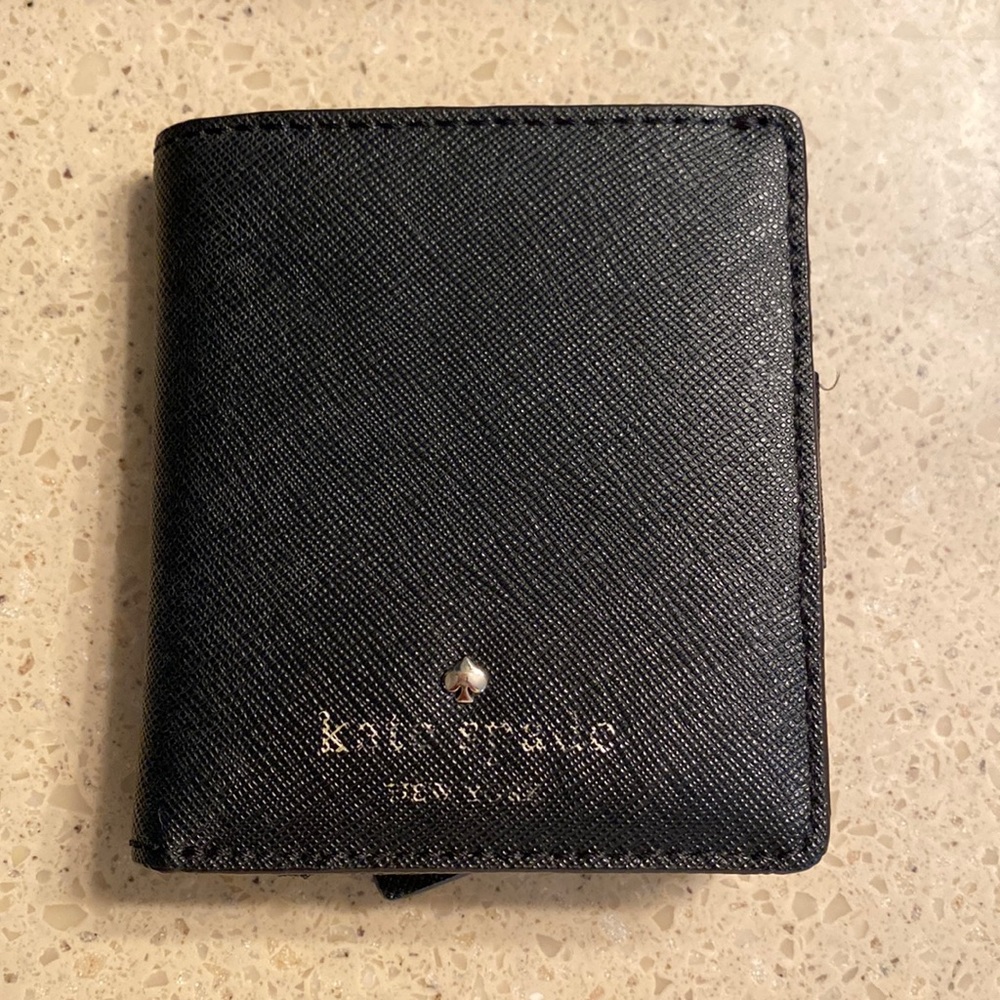 Kate Spade, black wallet